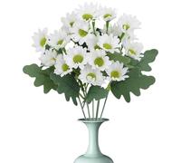 Artificial Flowers - Chamomile Flowers Artificial Greenery Decorations - Home Decor for Potted Planter Patio Garden Window Farmhouse Yard Backyard Garland Holiday Hotel