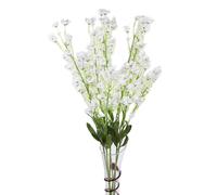 Artificial Flowers Faux Silk Bouquet, High Realism Tall Vases Decorative Floral Arrangements Indoor Garden Wedding Home Decor