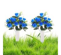 Artificial Flowers for Cemetery | Realistic Artificial Decoration | Memorial Flowers for Cemetery, Memorial Days and Funerals at Grave Places Lawns and