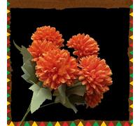 Artificial Flowers for Sites De Los Muertos Decorative Flowers Ornamental Bouquet For Halloween & All Souls' Day Artificial Autumn (B, 30X7CM)