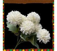 Artificial Flowers for Sites De Los Muertos Decorative Flowers Ornamental Bouquet For Halloween & All Souls' Day Artificial Autumn (C, 30X7CM)