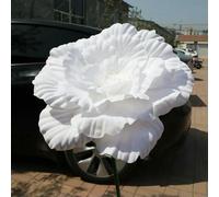 Artificial Flowers For Vase, Artificial Peony Giant Photo Props Simulation Peony Flower Window Display Background Wall Decoration Fake Flowers(White)