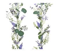 Artificial Flowers Garland 180 cm x 1 Assorted Artificial Flowers Flower Garland Decorative Flowers Hanging Decoration