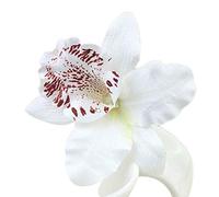 Artificial Flowers Head Decor,Cloth Thai Orchid Wedding Bride Hair Clip Brooch Corsage Craft Durability and nice