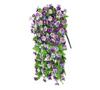 Artificial Flowers - Outdoor Artificial Flowers - 50 cm - Fade Resistant and Weather Resistant - Realistic Silk Foliage - Rustic Style Daisies for Indoor Patio Garden Window Home
