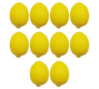 Artificial Foam Lemons 10pcs For Realistic For Home Decor And Photo Studio Props, Lightweight And Fake Fruit Models For Various Arrangements(yellow lemon)