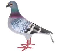 Artificial Foam Pigeon Sculpture Large Snowflake Grey Artificial Pigeon Garden Decor Outdoor Lawn Home Decoration Craft Random Style