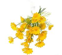 Artificial for daisy Flowers 6 Bundles UV Resistant Silk Artificial