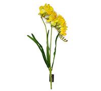 Artificial Freesia Exotic Flower Spray x 55cm - Yellow Pink Purple or White (Yellow)