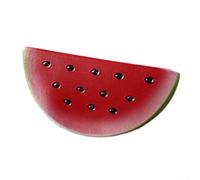 Artificial Fruit Decor for Living Room Kitchen Hotel Tabletop Display Made of PVC Simulated Fruit Model Non-Edible Accent (Watermelon)