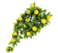 Artificial Fruit Vine Swag Green Leaf Plastic Hanging Wall Decoration | Natural Rustic Look, Lifelike Fruit Details, Lightweight 105g Design, Hook Included, for Walls, Banisters, Parties