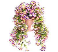 Artificial Glory Winch Vine, Realistic Wall Decoration Made of Silk Eucalyptus Leaves, Artificial Flower Vines as Decoration, for Balcony, Patio, Wedding, Home, Indoor and Outdoor Garden