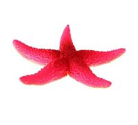 Artificial Glowing Starfish Fish Tank Ornaments Glow in the Dark Aquarium Decorations L, Red