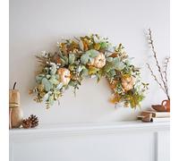 Artificial Gold Pumpkin Wall Garland