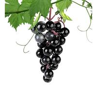 Artificial Grape Bundles, Decoration with Artificial Grapes, Table Decoration Made of 18 Realistic Artificial Grapes, Durable Artificial Grape Bundles in Multiple Colours for the