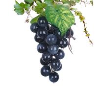 Artificial Grapes - PU, Artificial Fruit, Vintage Wedding Favor Props | Simulated Fruits, Faux Grapesfor Indoor Outdoor Home Dining Room Tabletop Restaurant Wedding