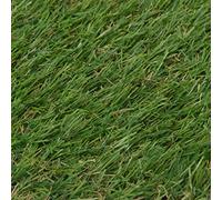 Artificial Grass 1 x 15 m Green with 20 mm Pile Height, UV-Resistant, Weatherproof and Easy to Clean, Ideal for Garden, Balcony, Living Room and Office, Flexible to Cut to Size
