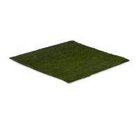 Artificial Grass 100 x 100 cm Height: 30 mm Stitch Rate: 20/10 cm Uv-resistant - by Hillvert Green