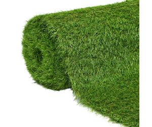 Artificial Grass 1x8m Green PP/PE 20mm Pile UV-Resistant Lawn Mat Dense SoftTurf