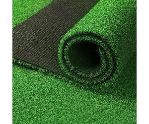 Artificial Grass Carpet 4x4m Synthetic Turf for Garden Balcony Landscape & Patio 1 inch Pile Height Natural Look & UV Resistant Outdoor Flooring
