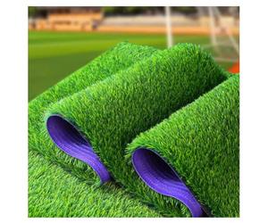 Artificial Grass Carpet 8m - Realistic 20mm Pile Height Turf for Outdoor Landscaping, Patios & Gardens - Durable, Low Maintenance Fake Grass for a Lush Green Space