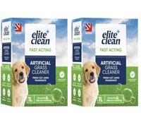 Artificial Grass Cleaner | Dog and Pet Friendly Safe | No Cruelty Pets Disinfectant | Puppy Urine Cleaner & Odour Eliminator Fresh Cut Grass Scented | Makes 10 Litres of Cleaning Fluid (Pack of 2)