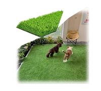 Artificial Grass for Pets with Drainage Holes ，Realistic Fake Grass Mat, Indoor Outdoor Synthetic Turf ，for Dog Potty Training, Garden Lawn Patio Balcony Decor(1.5x2m/5x6ft)