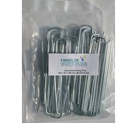 Artificial Grass Garden Staples Galvanised Pins 150mm x 30mm x 150mm Bevelled End Pack 100