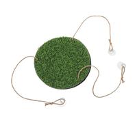 Artificial Grass Hammock Swing for Parakeets and Small Birds | Green Grass-like Texture, Cozy Indoor Cage Accessory, Easy Install, Natural Look and Climbing Design