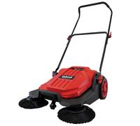 Multisweep 20L Manual Push Sweeper - Red and Black