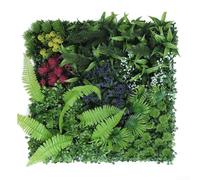 Artificial Grass Panel 50x50cm Green Plastic Turf(1) | Synthetic green turf, 50x50cm size, UV resistant, low maintenance, for ideal for balconies