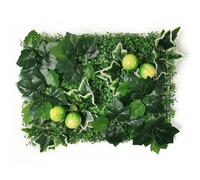 Artificial Grass Plant Wall Panel， 40 * 60CM Wedding Wisteria Artificial Lawn Panel Leaf Grass Flower(Picture Color-12)