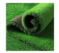 Artificial Grass Roll - 20mm Synthetic Turf Mat for Patio Garden Lawn, Drainage Holes, Rubber Backed, 1.38 Pile Height
