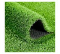 Artificial Grass Roll 25mm Drainage Synthetic Turf Green Indoor/Outdoor Lawn for Garden Dollhouse Home Decoration - Cuttable 5x10ft