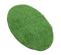 Artificial Grass Round Rug 80cm Diameter Durable Synthetic Centerpiece for Garden & Dining Table Easy No-Tool Outdoor Well Cover Ideal for Home Decor