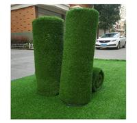 Artificial Grass Rug 20MM Thick High Density Turf Roll Green Grass Carpet Rug 4m x 5m Water and UV Resistant Ideal for Outdoor Use (Size: 4x3m)
