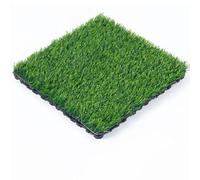 Artificial Grass Tiles - Natural and Realistic Interlocking Turf for Indoor Outdoor Use, 11.8in x 11.8in, Perfect for Garden, Patio, Lawn, and Balcony