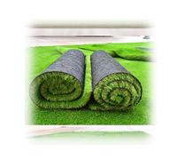Artificial Grass Turf Roll with Drainage ,Heavy Duty Realistic Fake Grass for High Traffic Lawn Landscape, Patio, Garden, Play Area, Pet Friendly(1.5x4m/5x13ft)