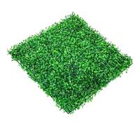 Artificial Grass Wall Panels 12PCS 10x10 in Artificial Boxwood Panels Hedge Wall Mat Grass Backdrop Privacy Screen UV Protected