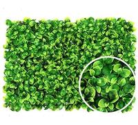 Artificial Grass Wall Panels, Artificial Boxwood Hedges Panels 12PCS, Faux Plant Ivy Fence Wall Cover, Privacy Screen UV Protected, Outdoor Privacy Fence Screening Garden Decoration