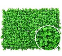 Artificial Grass Wall Panels, Artificial Boxwood Hedges Panels 20PCS, Faux Plant Ivy Fence Wall Cover, Privacy Screen UV Protected, Outdoor Privacy Fence Screening Garden Decoration