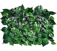 Artificial Grass Wall Panels, Artificial Boxwood Panels 4PCS, Privacy Screen UV Protected, Topiary Hedge Plant Privacy Screen Outdoor Indoor Use Garden Fence Backyard Home Decor Greenery Wal