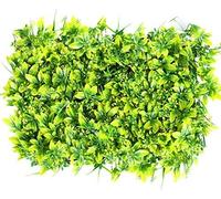 Artificial Grass Wall Panels, Artificial Boxwood Panels 4PCS, Topiary Hedge Plant UV Protected Privacy Ivy Screen Faux Greenery Wall Décor Outdoor Indoor Use Backyard Garden Decoration