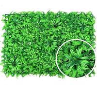 Artificial Grass Wall Panels, Artificial Hedge Plant Panels 20PCS, Privacy Screen Hedge,Greenery Ivy Privacy Fence Screening, Use for UV Protection Indoor Outdoor, Fence Privacy Screen, Gree