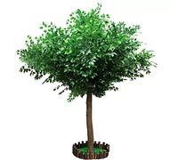 Artificial Green Banyan Trees Simulation Plants Interior Decoration Tree Artificial Bonsai Tree for Office Bedroom Living Party DIY Wedding Decor 2.5x2m/8.2x6.6ft