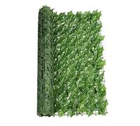 Artificial Green Leaf Screening,50x300cm,Expanding Trellis Fence Roll with Ivy Leaves,Artificial Leaf Screen Hedge Privacy Fence Roll Wall Landscaping for Outdoor Decor,Garden,Balcony Screen Decor