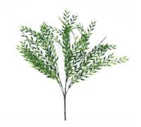 Artificial Green Leaf Wall Hanging 52cm Plastic Decor
