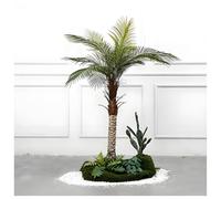 Artificial Green Plant Combination Set, Large Artificial Tropical Phoenix Palm Tree, Realistic Rainforest Landscape, Fake Palm Coconut Tree For Indoor Home, Office, Store Window Display(Size:A)