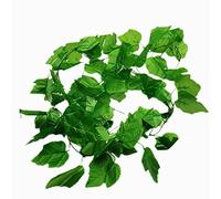Artificial Green Plants Flowers Vine All Styles pineapple Hanging Ivy Leave Begonia pineapple Grape Fake Home Garden Party Decor (66 Grape leaf ivy(2pcs))