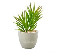 Artificial Green Succulent Bonsai in Decorative Pot for Living Room Office Home Interior Decoration Indoor Plant Display (2)